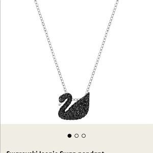 Swarovski swan necklace